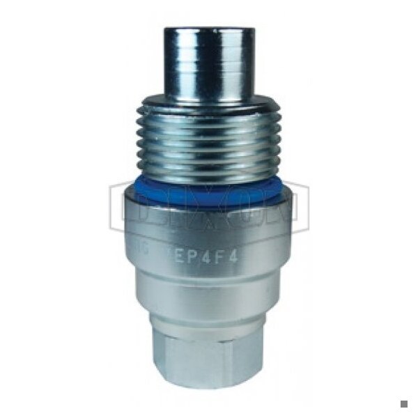 DQC VEP Female Plug, 1-1/16-12 Nominal, Female O-Ring Boss End Style, Steel, Domestic